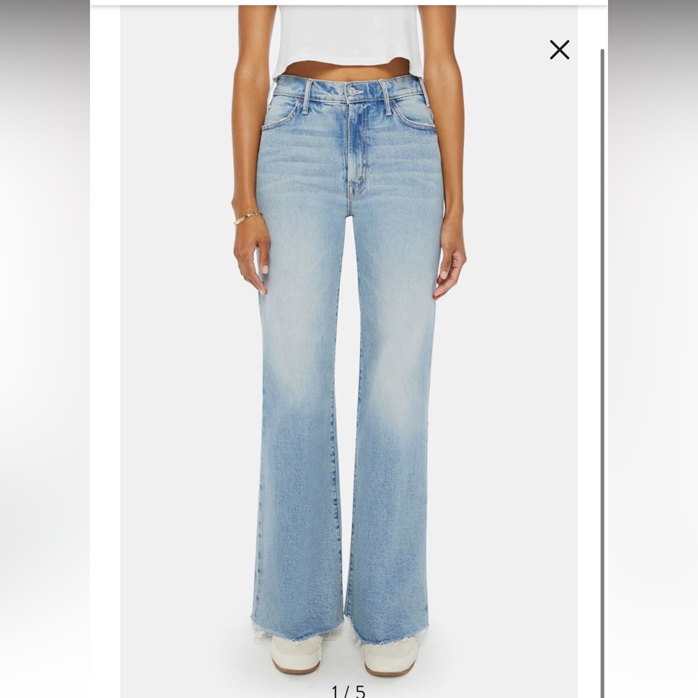 MOTHER Hustler Roller Fray Jeans Sz 26